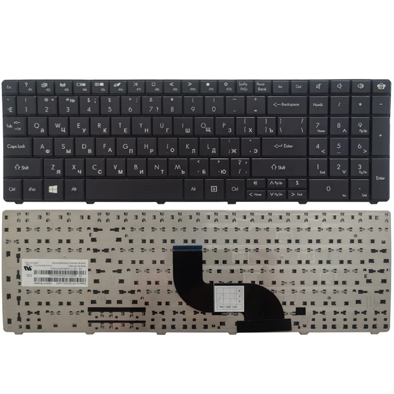 Russo ru Teclado do Laptop Novo para o Sino Keystone Easynote Ne71b Q5wtc Z5wt1 V5wt2 Z5wt3 Z5wtc F4036 le Eg70 Eg70bz New90 New95 - Imagem 5