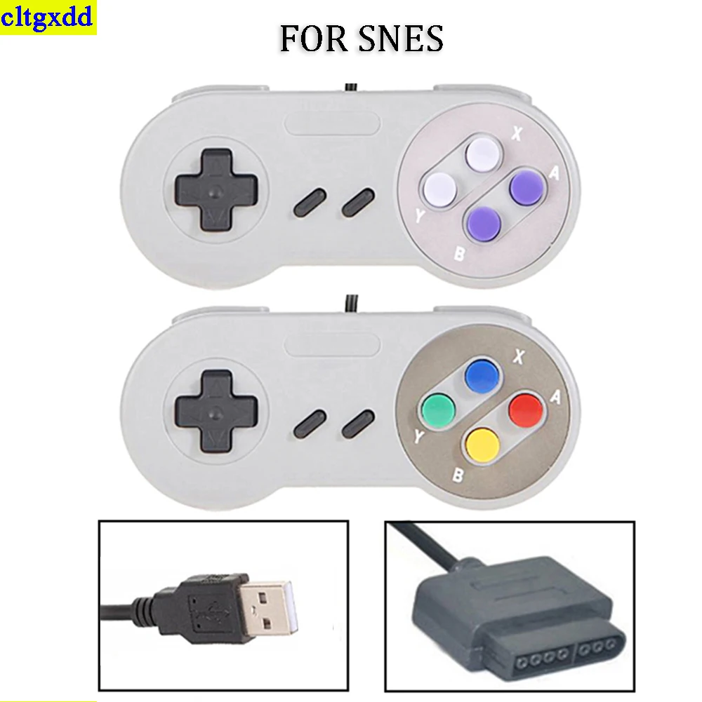 

Cltgxdd 1piece suitable for SNES game controller joystick USB operating system game controller