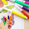 5-20Packs 6-Color Mini Watercolor Pen 9.5cm Graffiti Painting Pen Suitable for Paper Non-woven Canvas Painting DIY Drawing Pen 5