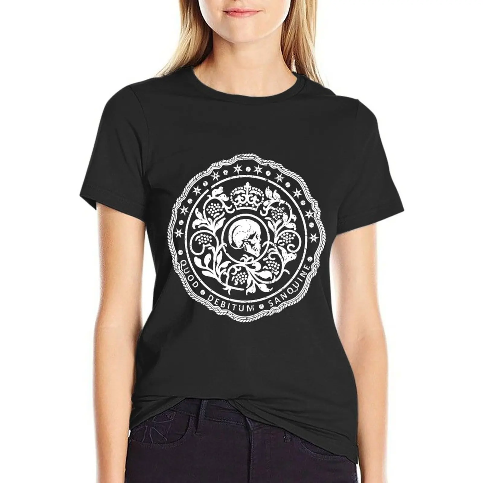 

John Wick Movie Santino s Marker White T-shirt hippie clothes korean fashion female Women's summer blouses 2024