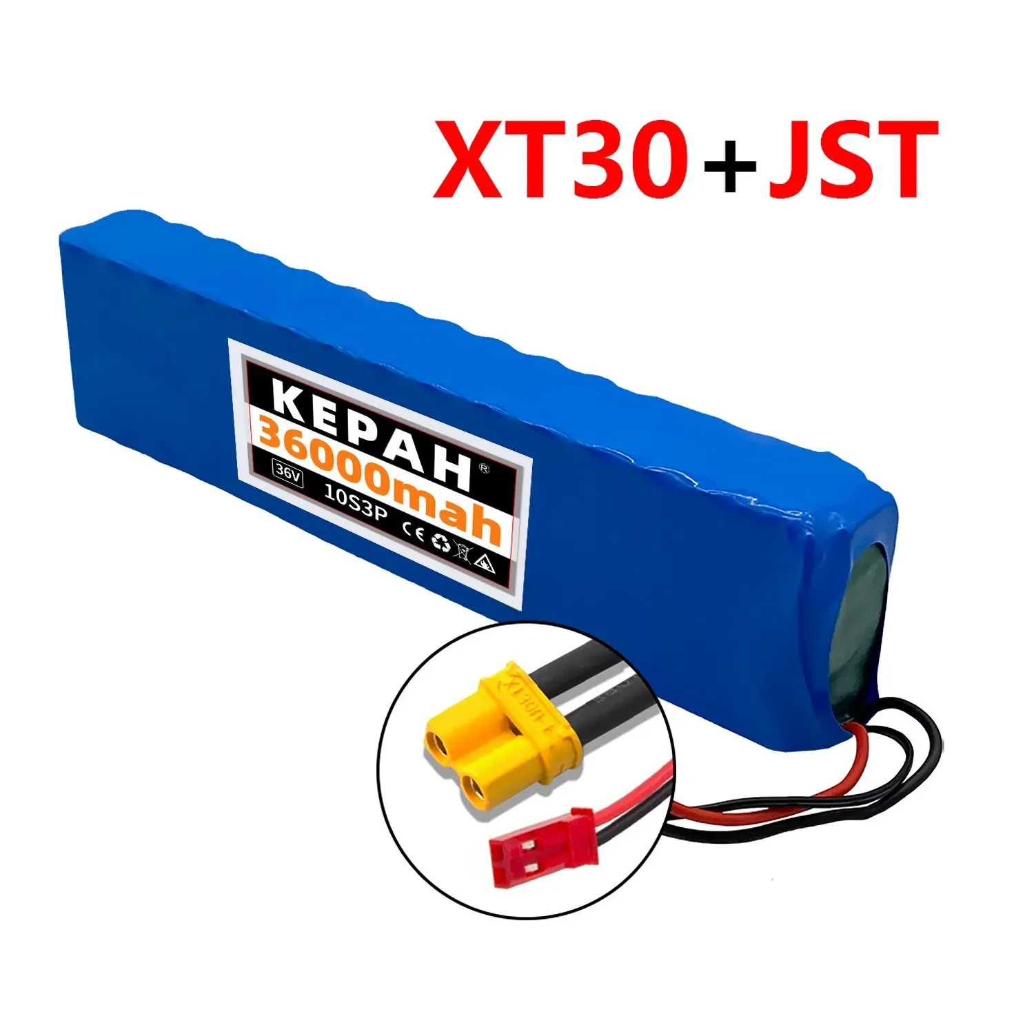 充電式リチウム電池パック36v18650-ah10s3p600w電動スクーターbms付き電気自動車