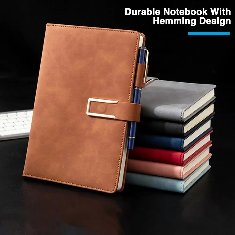 Flexible Page Turning Notebook Versatile A5 Notebook Durable Sewn Binding Smooth Writing Journal For Office School Business