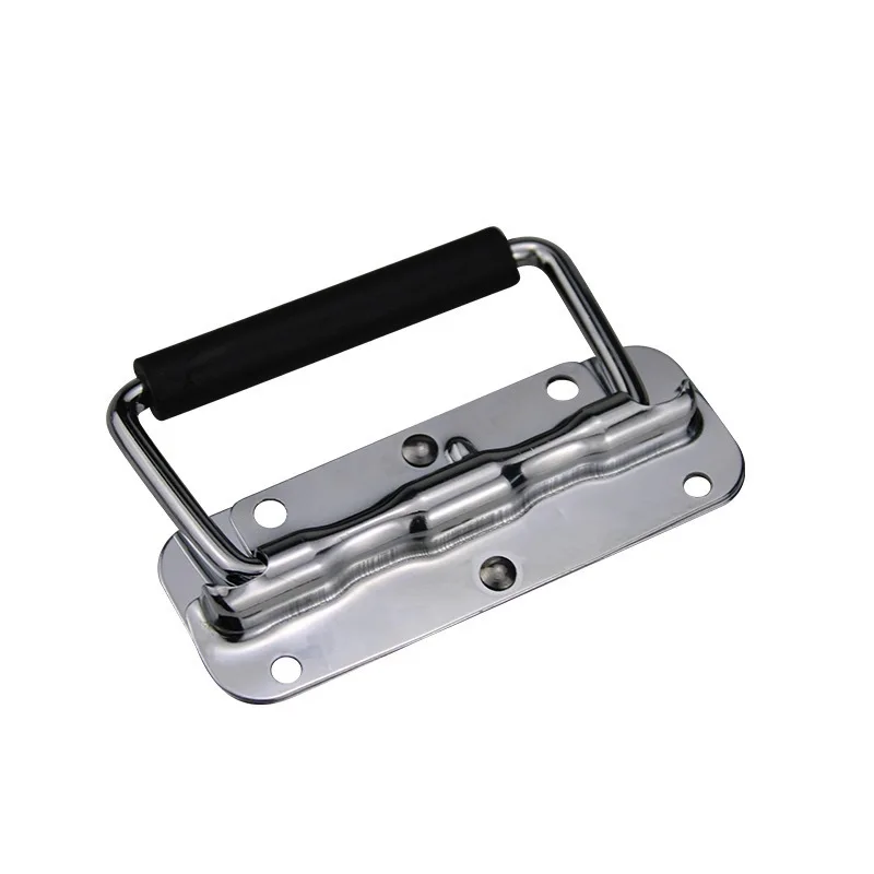 

Stainless Steel Hardware Spring Handle Tool Aluminum Box Knobs Movable Handle Folding Industrial Handle Automatic Rebound