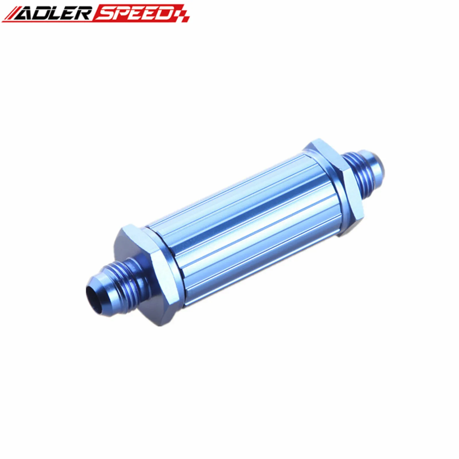 -6AN AN6 / -8AN AN8 / -10AN AN10 30 Micr/150 Micron Aluminum Billet Magnetic Racing Fuel Tank Fuel Filter Black/Silver/Red/Blue