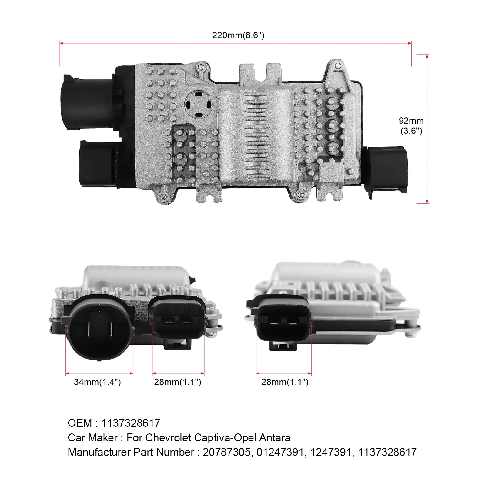 Car accessories Resistance Regulator Fan carrier For Chevrolet Captiva-Opel Antara 1137328617 1137328586 20787305 1247391 car radiator fan relay resistor