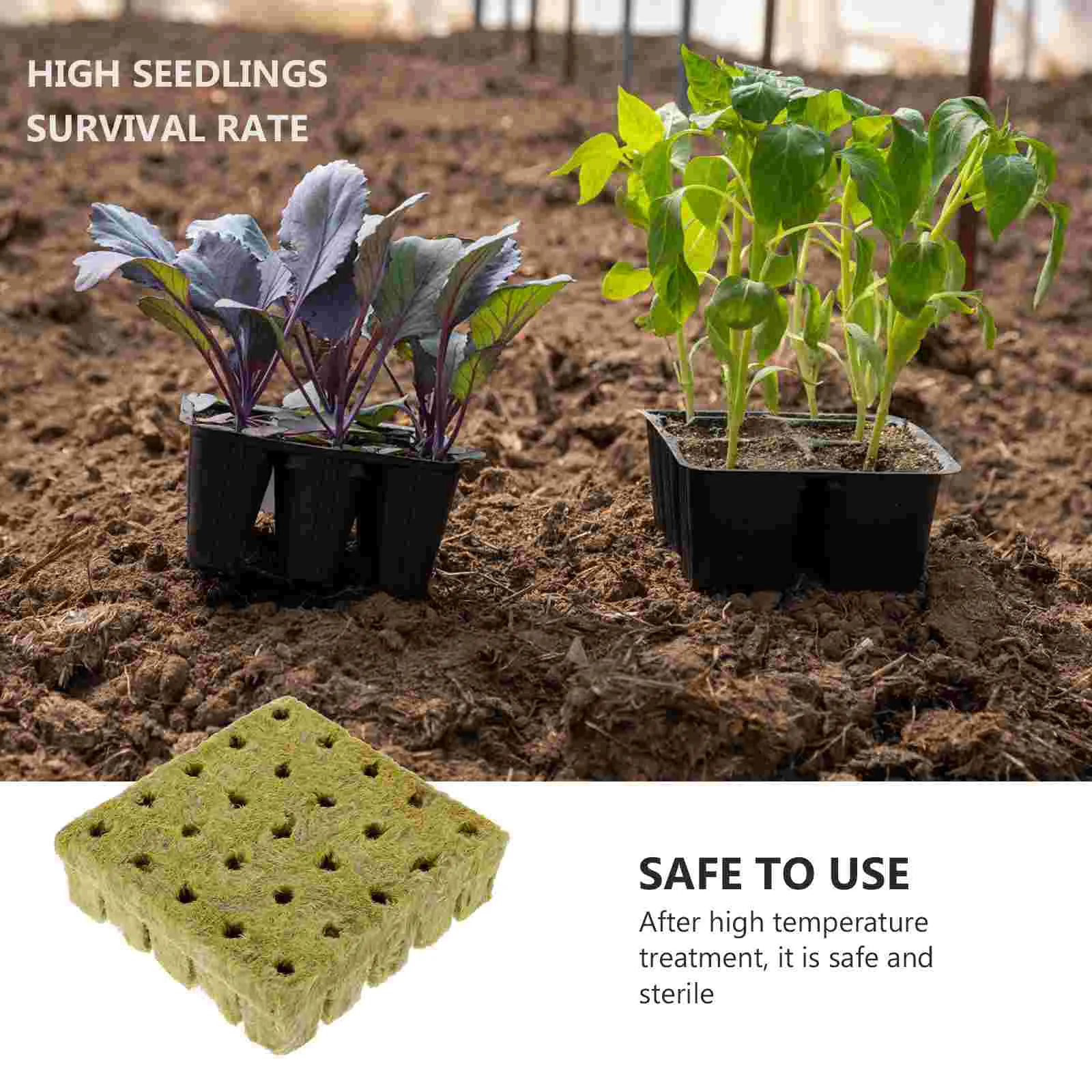 

25 Pcs Cutting Seedling Block Gardening Supplies Soil Nutrient Hydroponics Cultivation Soilless