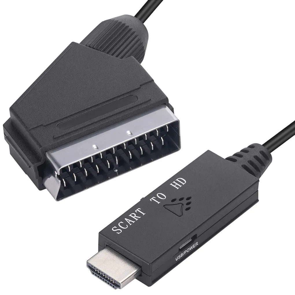 Adapter Audio Compatible Upscale Converter Cable Plug And Play Adaptor