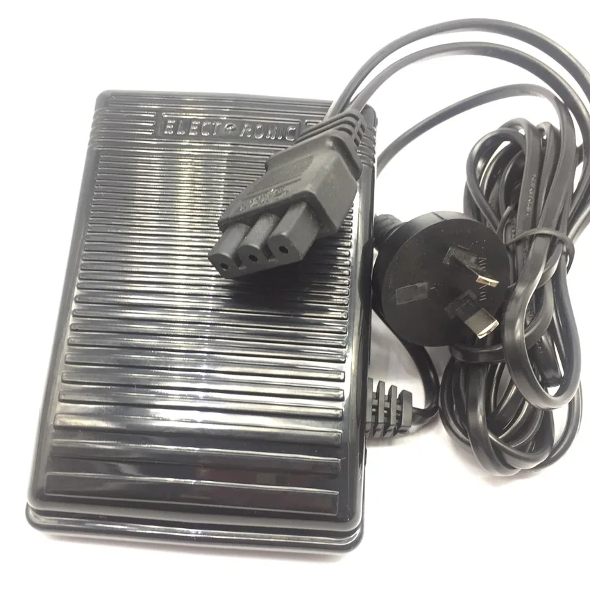 DeJivsin Naaimachine Voetpedaal Pedaal, Naaimachine voetbediening pedaal, Voetcontroller pedaal naaimachine onderdelen voor Singer 974 (EU Plug