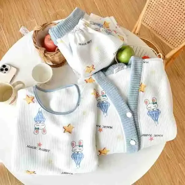 Spring Autumn Breathable Cotton Maternity Pajamas Set Postpartum Nursing Feeding Clothes For Pregnant Women Sleepwear Homewear