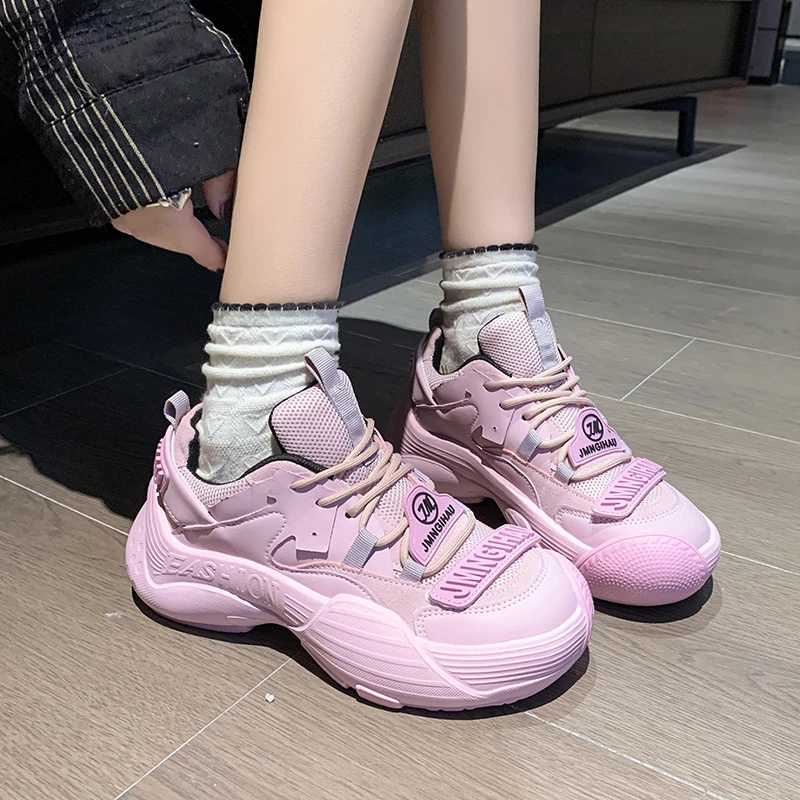 

2023 Brand Shoes for Women Shoes Spring and Autumn Breathable Mesh Sports Women’s Shoes Light Soled Shoes Casual Ladies Shoes