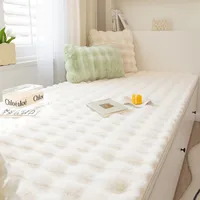 Bubble Plush Carpet Girl's Bedroom Bedside Mat Anti Slip Thick Fluffy Carpet Balcony Cushion Imitation Rabbit Hair Sofa Area Rug 2