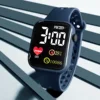 Children's Smart Watch Personalized Fashion Square Love Electronic Watch Boys and Girls Sports Watch Bracelet 2