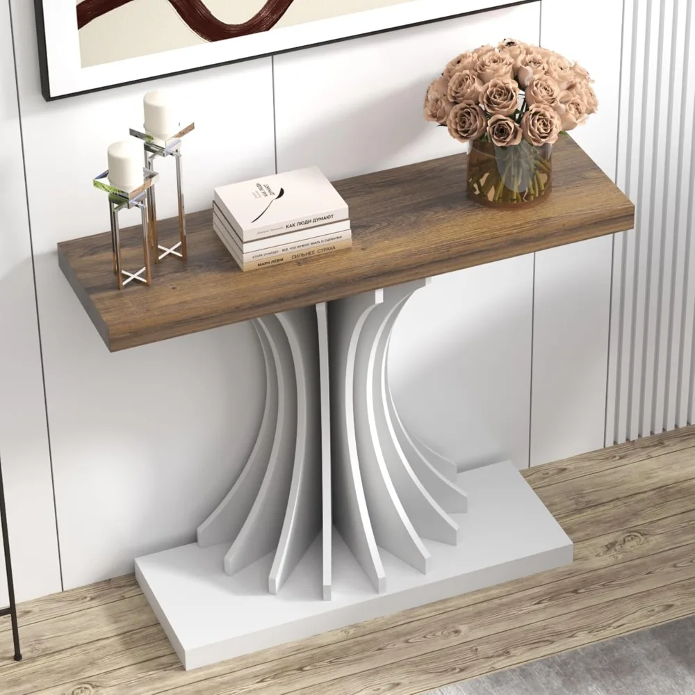 Ljustra Console Table in Entryway