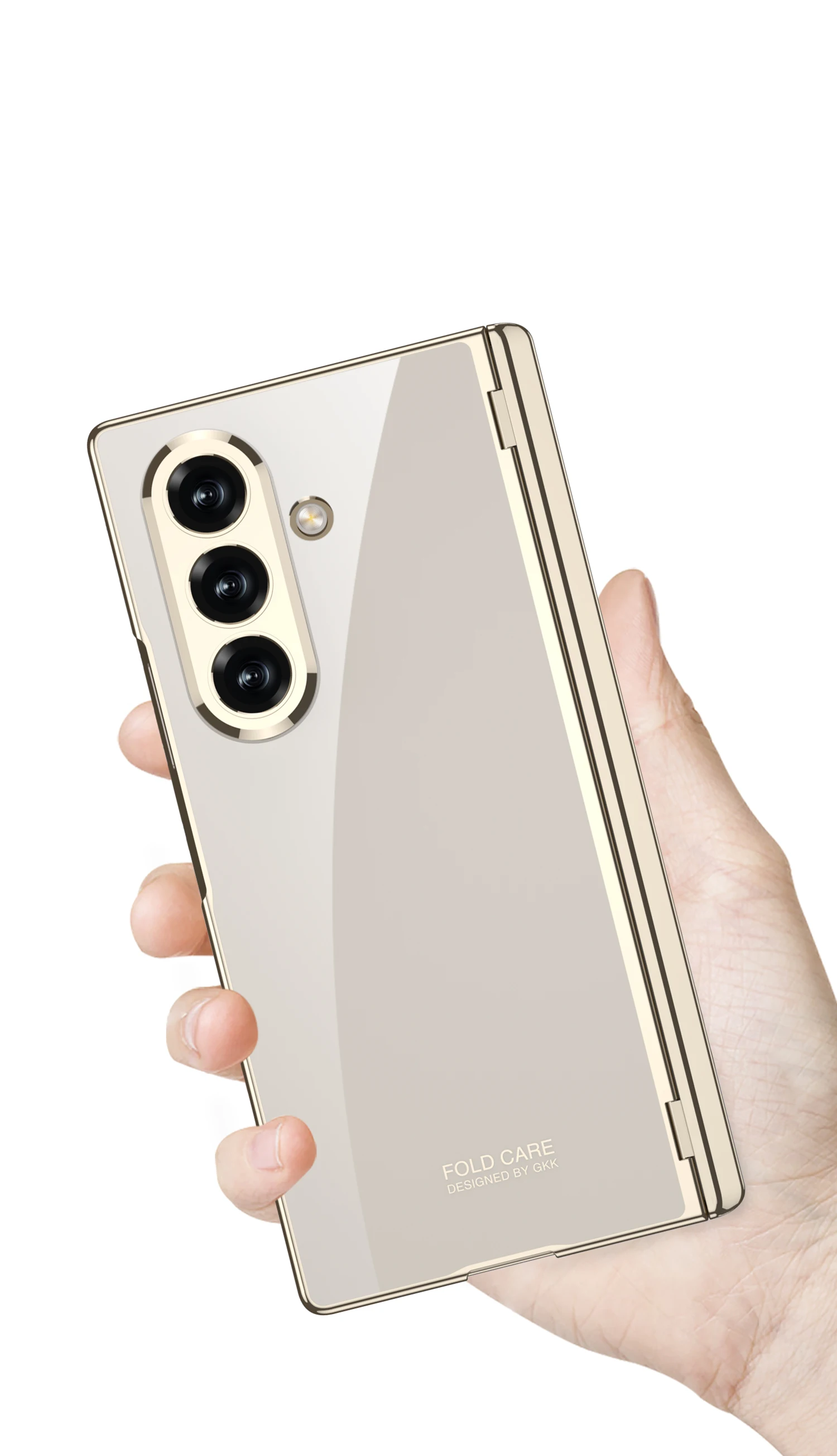 Magnetic Hinge All-included Case for Samsung Galaxy Z Fold 7 Outer Screen Glass