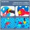 WizKidz STEM Toys Drill Set Building Blocks 3D Screw Puzzle DIY Educational Construction Engineering Toys for Kids Boys & Girls 4