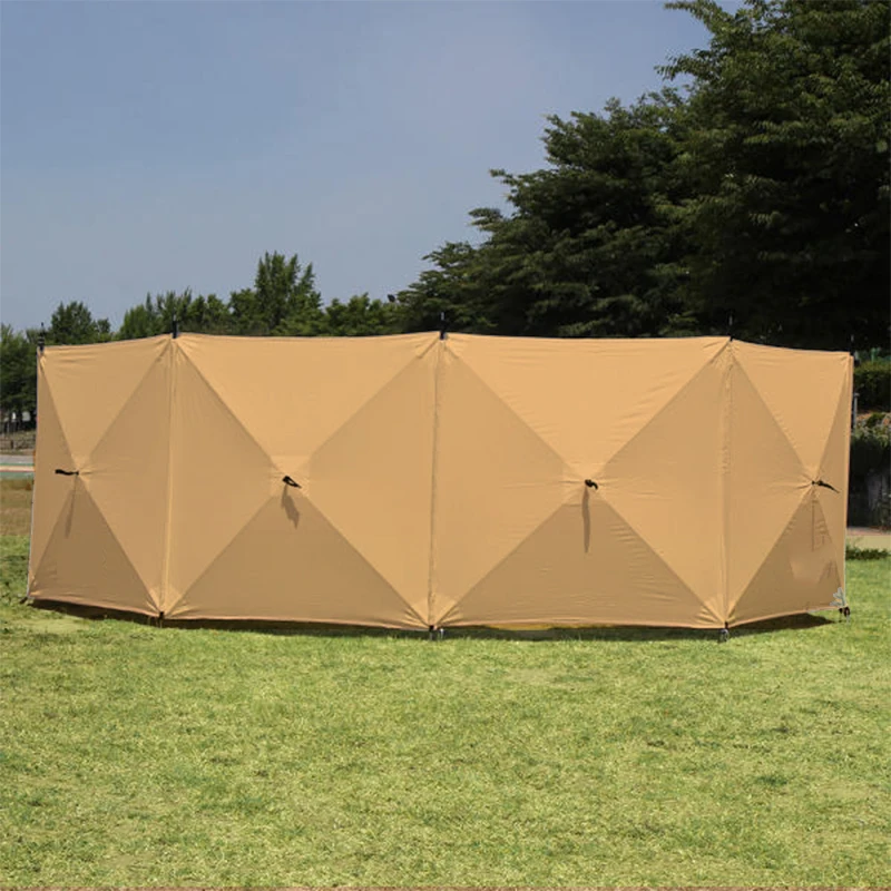 Camping Windscreen Folding Windproof Shield Sunshade Outdoor Camping Wall Large Area Tent Equipment