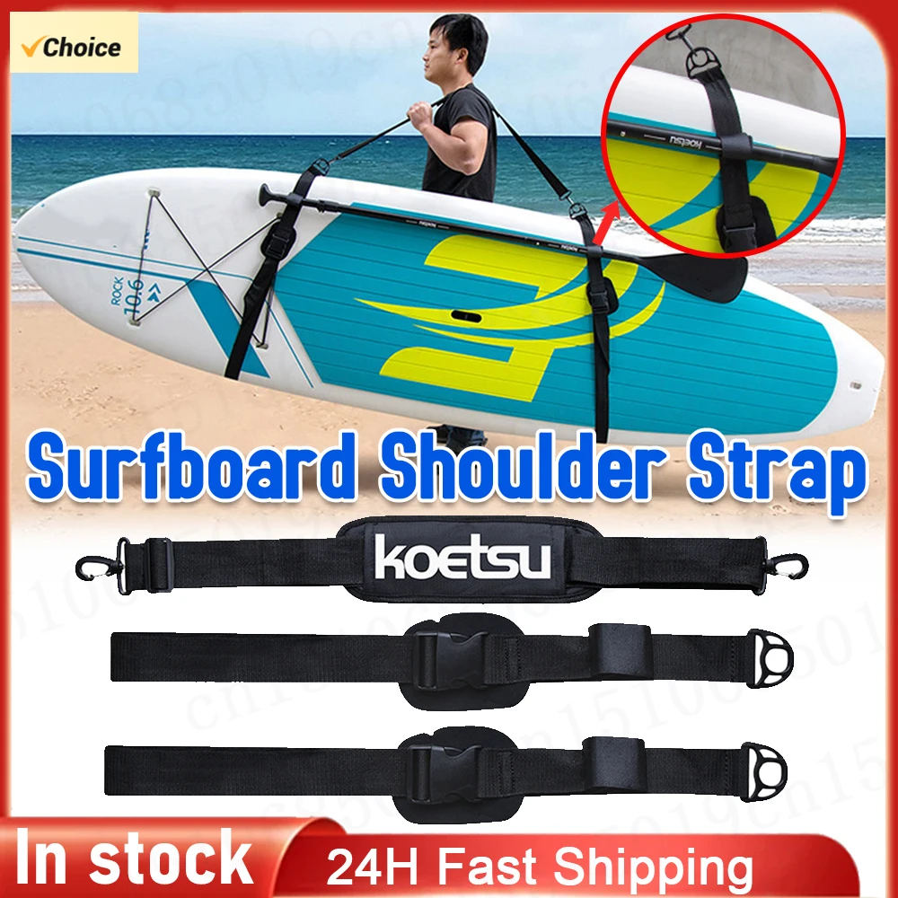 Transport SUP Kayak Sangle De Transport Odoland Pour Planche De Surf, Paddle Et SUP - Réglable Et Confort Sangle De Surf Longboard