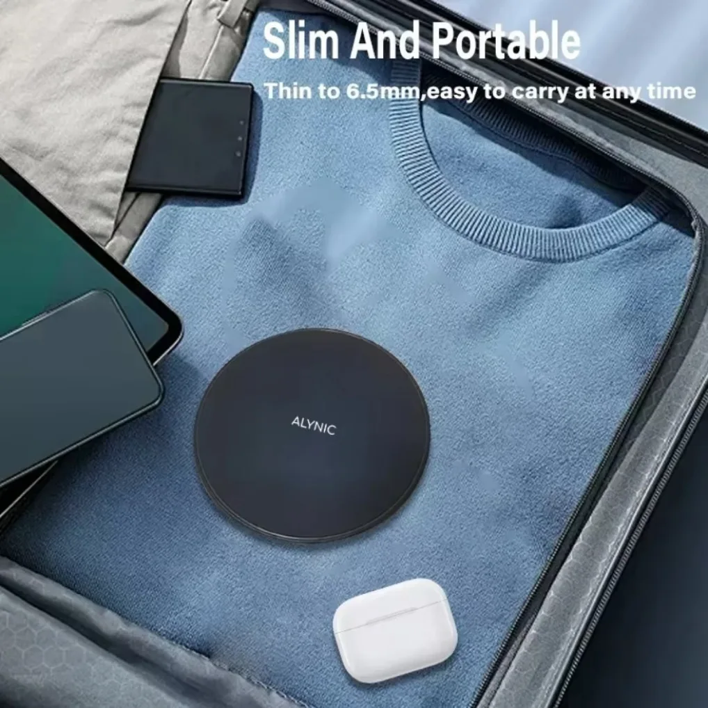 Wireless Charger Device Phone Chargers Induction Fast Wireless Charging Pad Station for iPhone 16 15 13 12 11 Samsung Xiaomi Lg