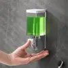250ml Manual Soap Dispenser Transparent Wall Mounted Bathroom Sanitizer Shampoo Shower Gel Container Bottle 1