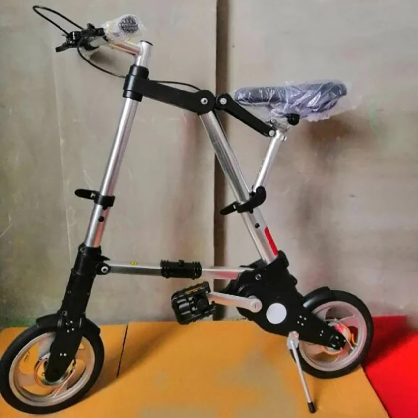 Bicicletta Pieghevole Da 10 Pollici Bicicletta Portatile Ultraleggera Pieghevole Mini Mountain Bike Bici Da Strada Antiscivolo Di Tipo A Per Bambini A