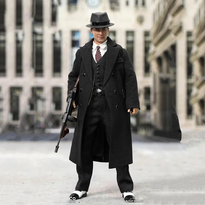 

DID XT80008 1/12 Scale Collectible Chicago Gangster John Figure Model 6'' Palm Hero Series Male Soldier Action Figure Doll Full