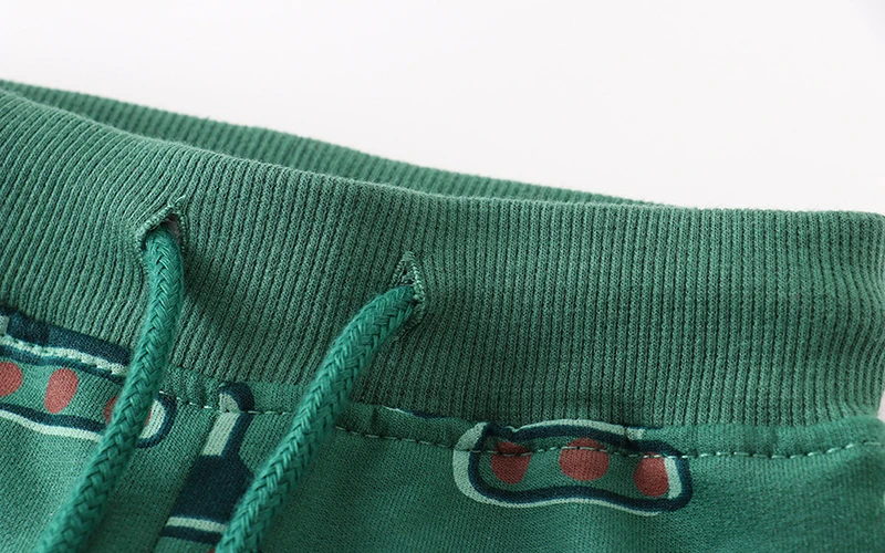 Cotton 2025 Autumn Spring Toddler Baby Boys Children'Clothing Excavators Trousers Kids Clothes Sweatpants Pants