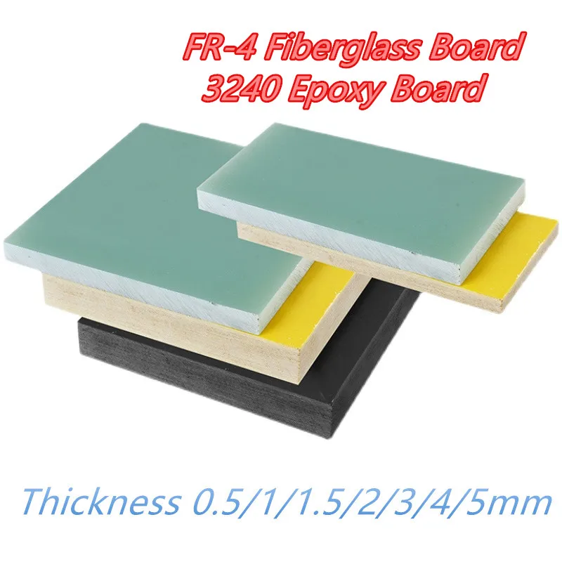 0.5mm-5mm FR-4 G10 Insulation Board Epoxy Resin Board Glass Fiber 3D Printing