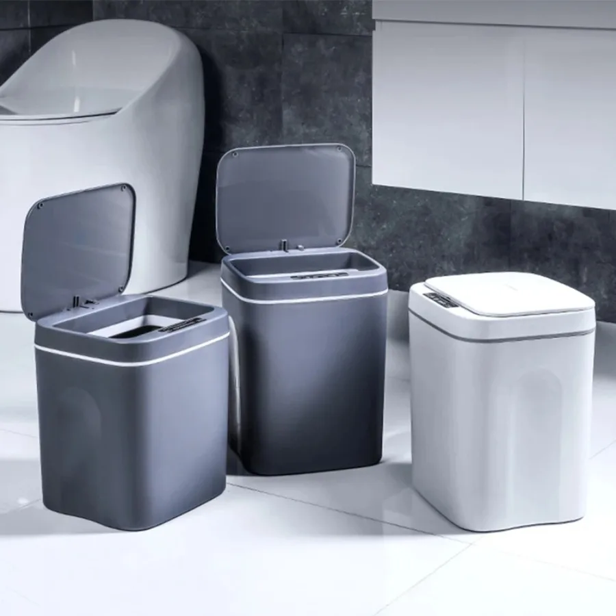 12L/14L/16L USB 충전식 스마트 휴지통 자동 센서 쓰레기통 지능형 센서 충전식 전기 쓰레기통