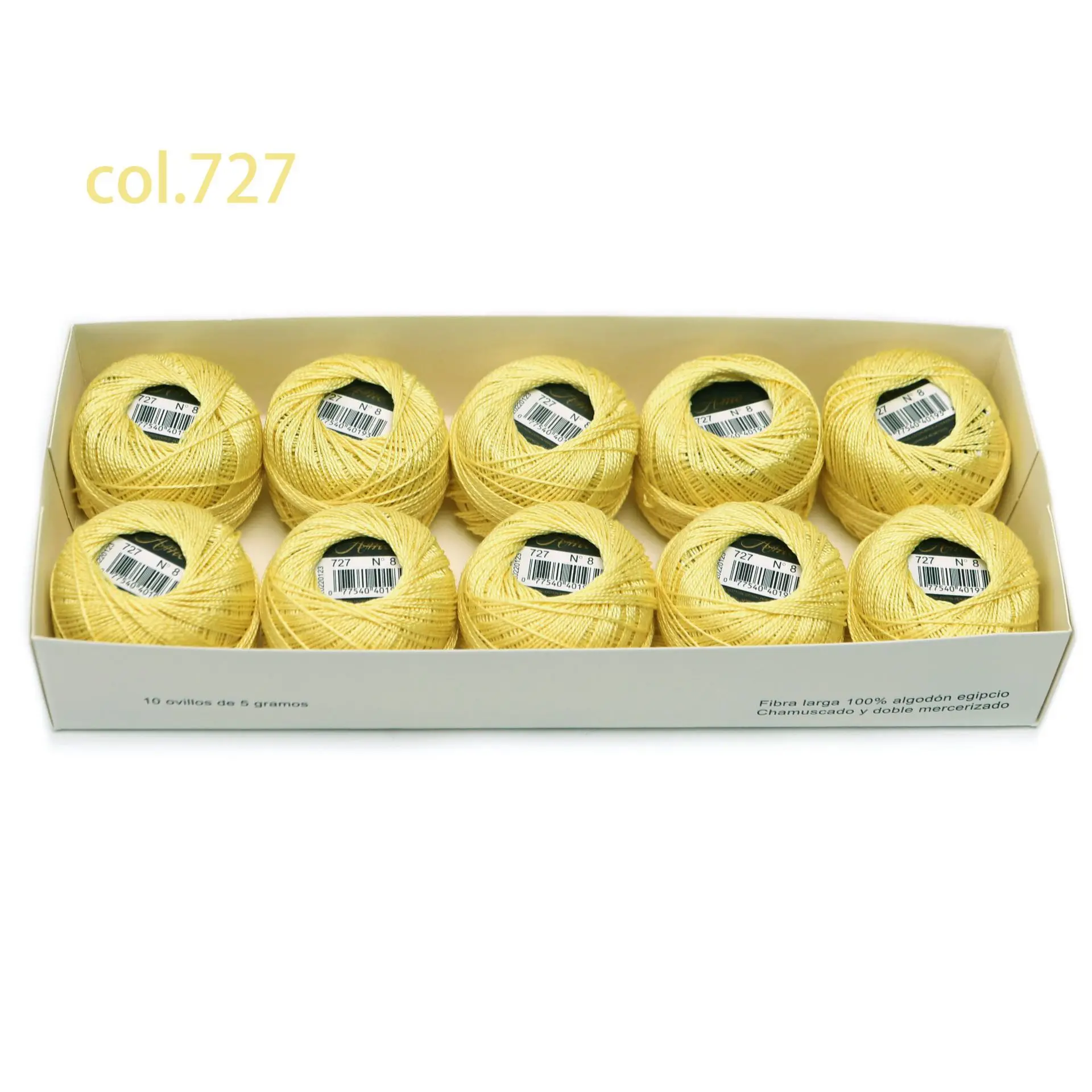 Egyptian Long Staple Cotton Embroidery and Hand Sewing Thread Set - 10 Balls