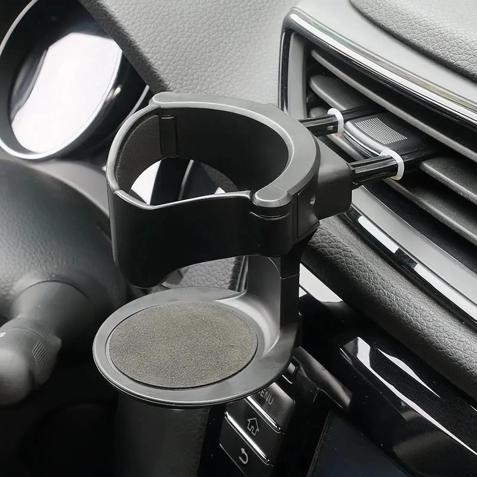 Drink Cup Holder Car Air Vent for Water Bottles & Ashtray Multifunctional Car Coffee Cup Holder