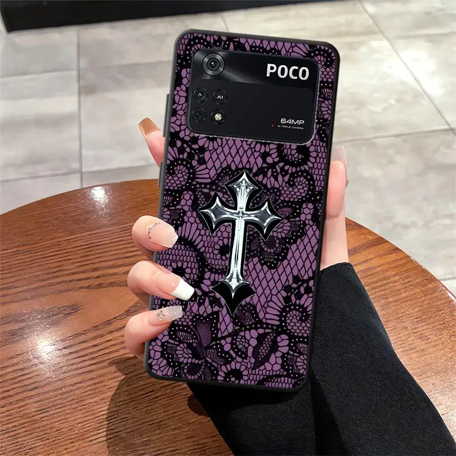 Elegant Lace Flowers Phone Cover Case – Premium Protection and Style