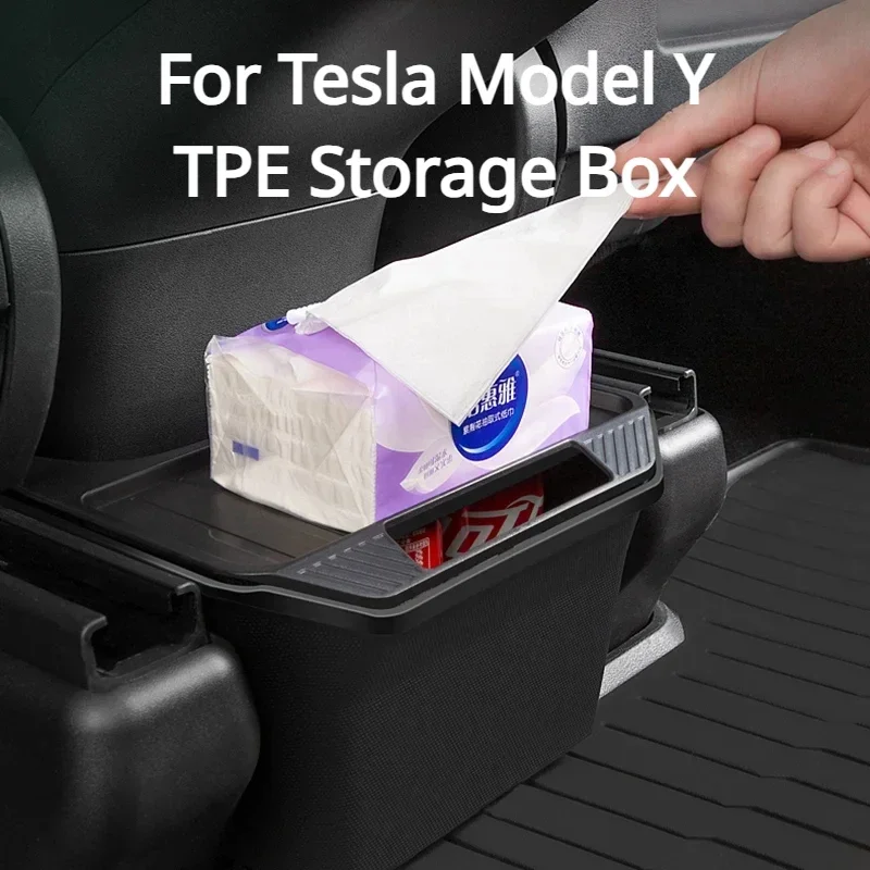 Opbergbox voor achterbank voor Tesla Model Y, organizer voor middenconsole, afvalbak voor achterbank, vuilniszak, accessoires voor onder de stoel. 34 Opbergbox voor achterbank voor Tesla Model Y, organizer voor middenconsole, afvalbak voor achterbank, vuilniszak, accessoires voor onder de stoel. 34