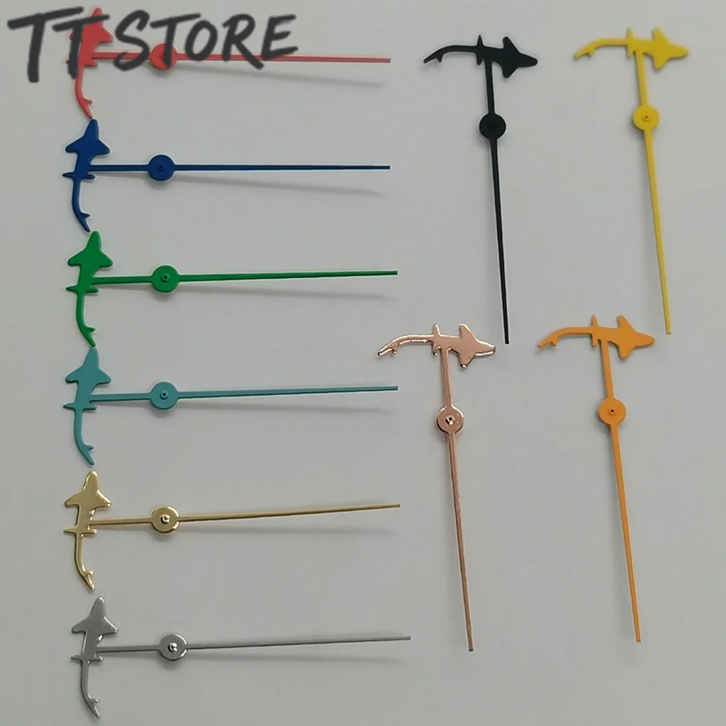 Shark Themed Multi-Color Second Hands - 12.5mm Movement Replacement Parts