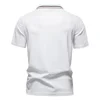 2025 Men's Polos Solid Color Classic Polo Shirt Men Short Sleeve Top Quality Casual Business Social Polo Men With Pocket 3