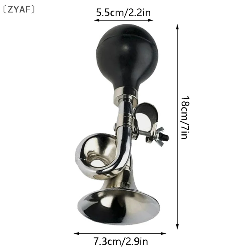 ã€”ZYAFã€•Bicycle Snail Air Horn Loud Full Mouthed Bicycle Cycle Bike Retro Bugle Trumpet Bell Mountain Bike Riding  Accessories