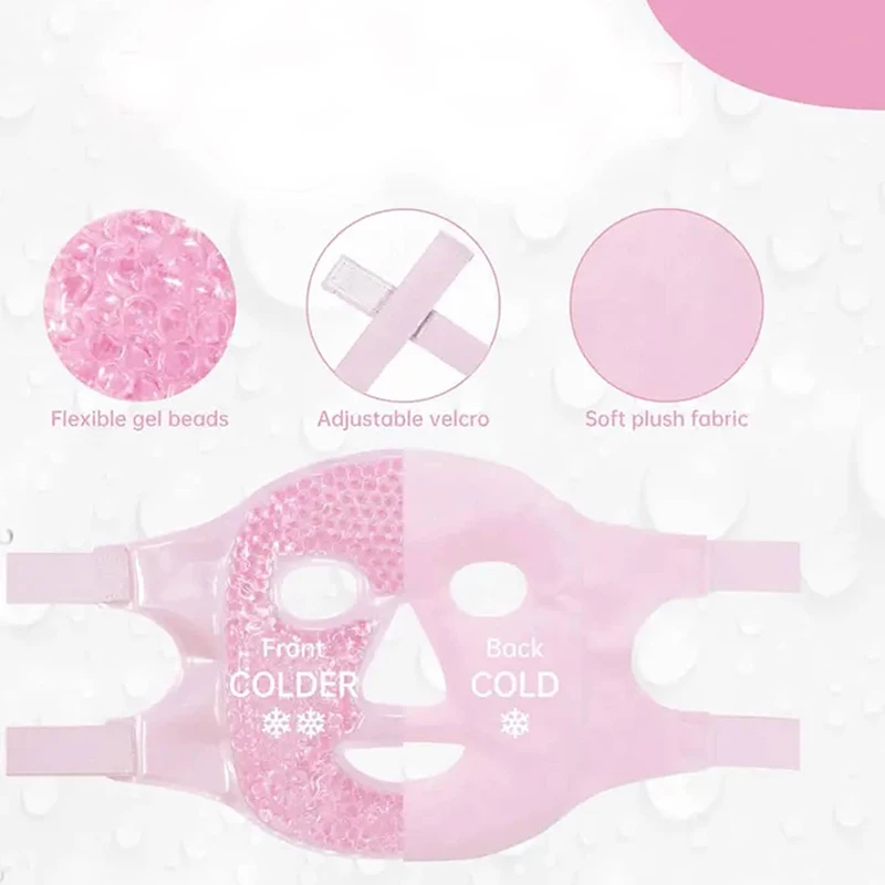 Máscara de compressa gelada para rosto inchado REBRILHO