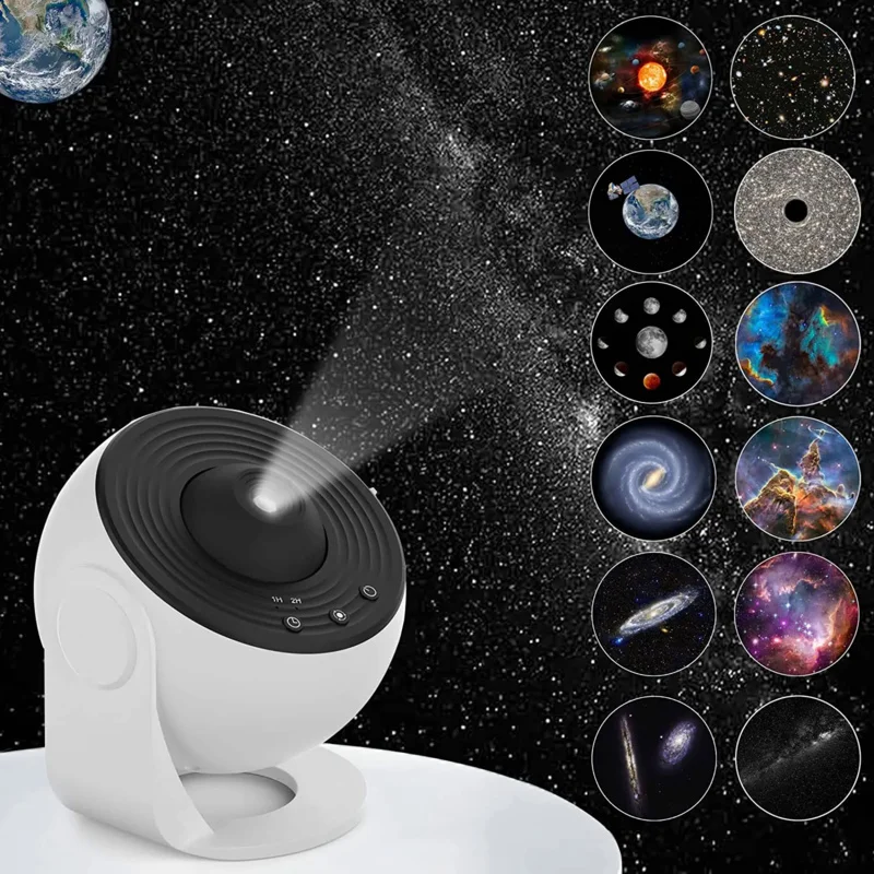 

2023 NEW 13 in 1 LED Starry Sky Galaxy Projector Night Light 360° Rotate Planetarium Projector Lamp for Kids Adults Room Decor