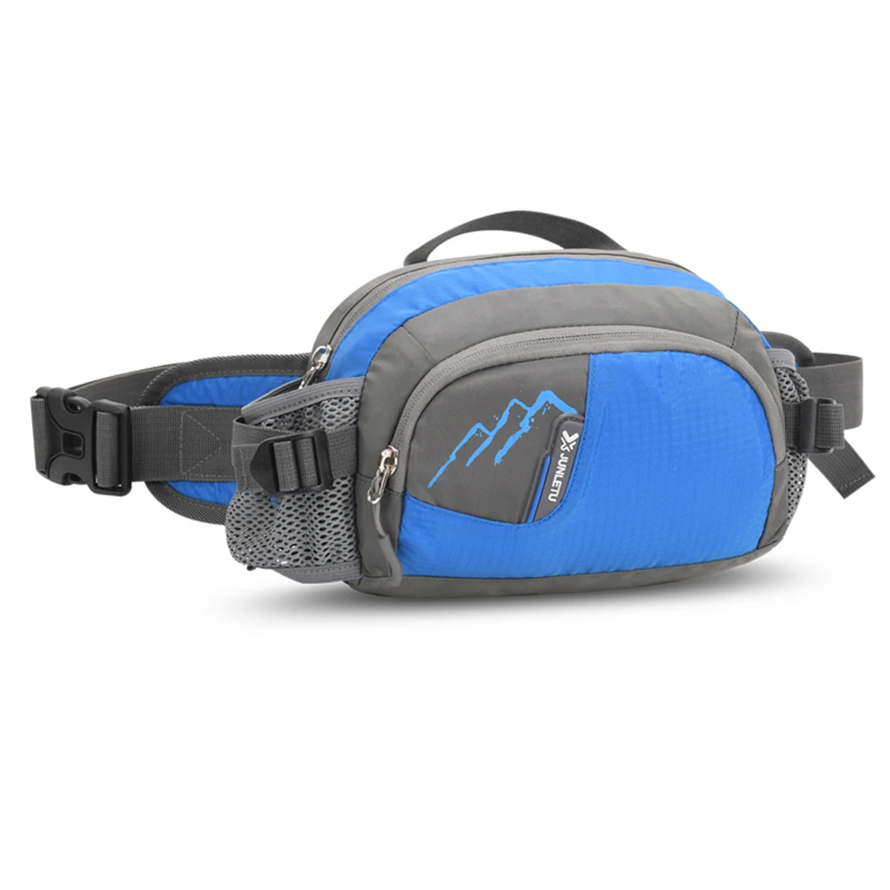 Fanny Pack Running Belt Purse Bum Bag Women Men Nylon with Bottle Holder Waterproof for Cycling for Running Hiking for Hydration 5