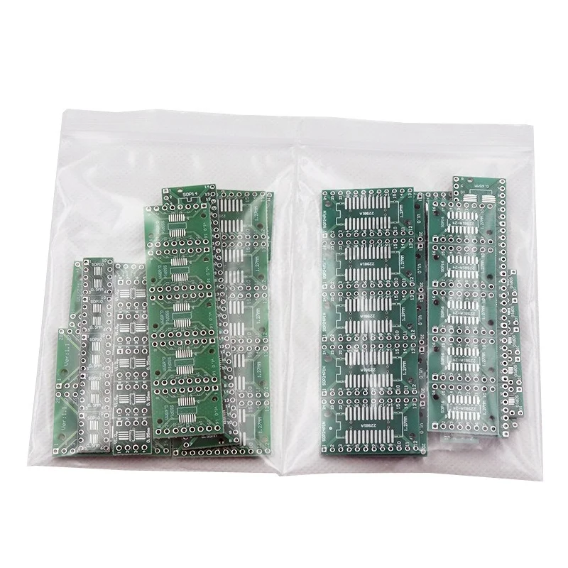 2팩 70개 SMD-DIP 변환기 보드 세트 7가지 값 MSOP10 SOT-23 SOP8-28 각각 5개