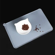 

Silicone Pet Waterproof and Spill-proof Mat for Dog Cat Feeding Bowl Drinking Pad Prevent Food and Water Overflow Pet Placemat