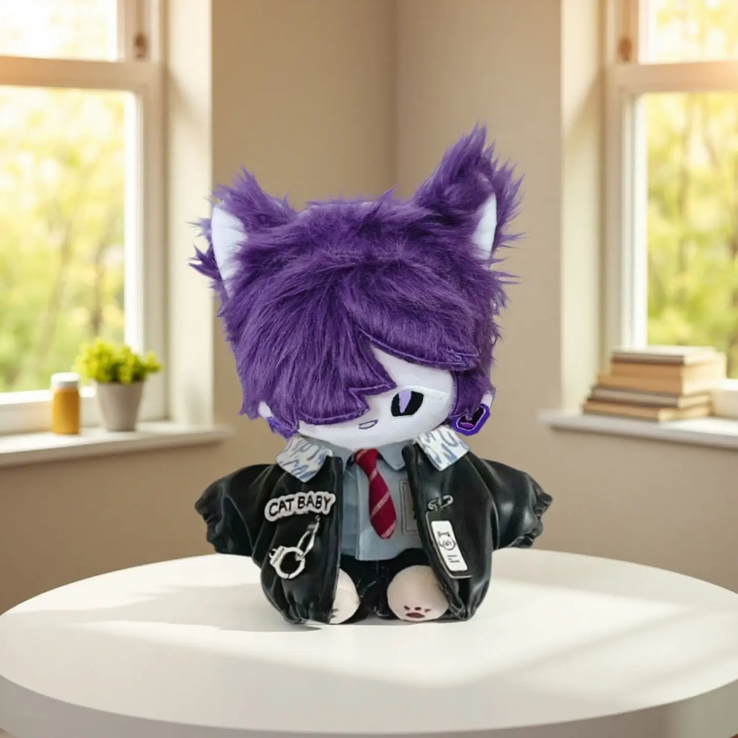 20cm Dress up Doll COS Cookie Run Kingdom Black Sapphire Cookies Cute Plush Doll Body Stuffed Toys Dolls Adult Kids Figures Gift - 2