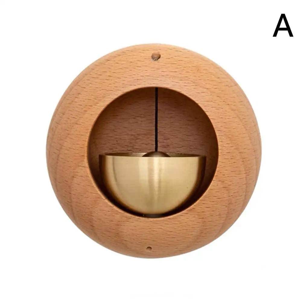 Carillon de porte en bois de japonais, cloche légère et unique, sonnette