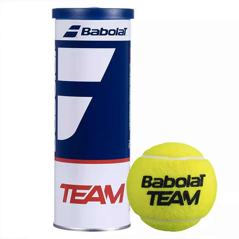 Original Babolat Ball Canister Tennis TEAM 3X Competition Training BABOLAT Tennis Balls High Elastic 3pcs Balls in 1 Tank