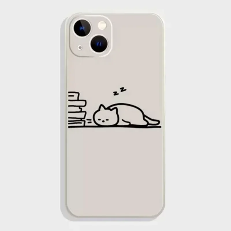 Whimsical Animal Couple Cartoon Phone Case Protector Cover
