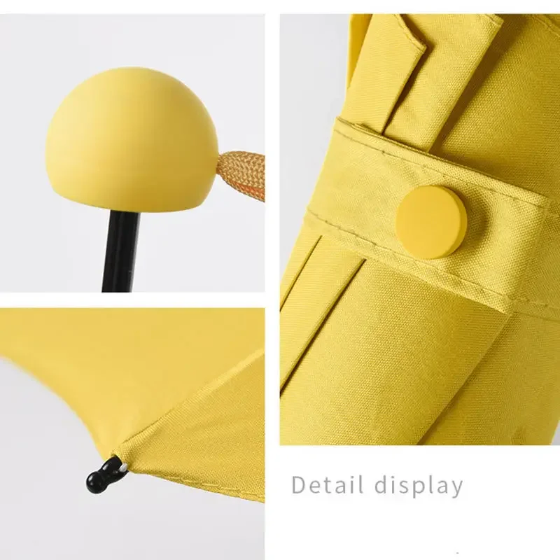 Mini Foldable umbrella UV protection Mini Sun Umbrella dual use portable box to store sunshade umbrella Mini umbrella 01 3