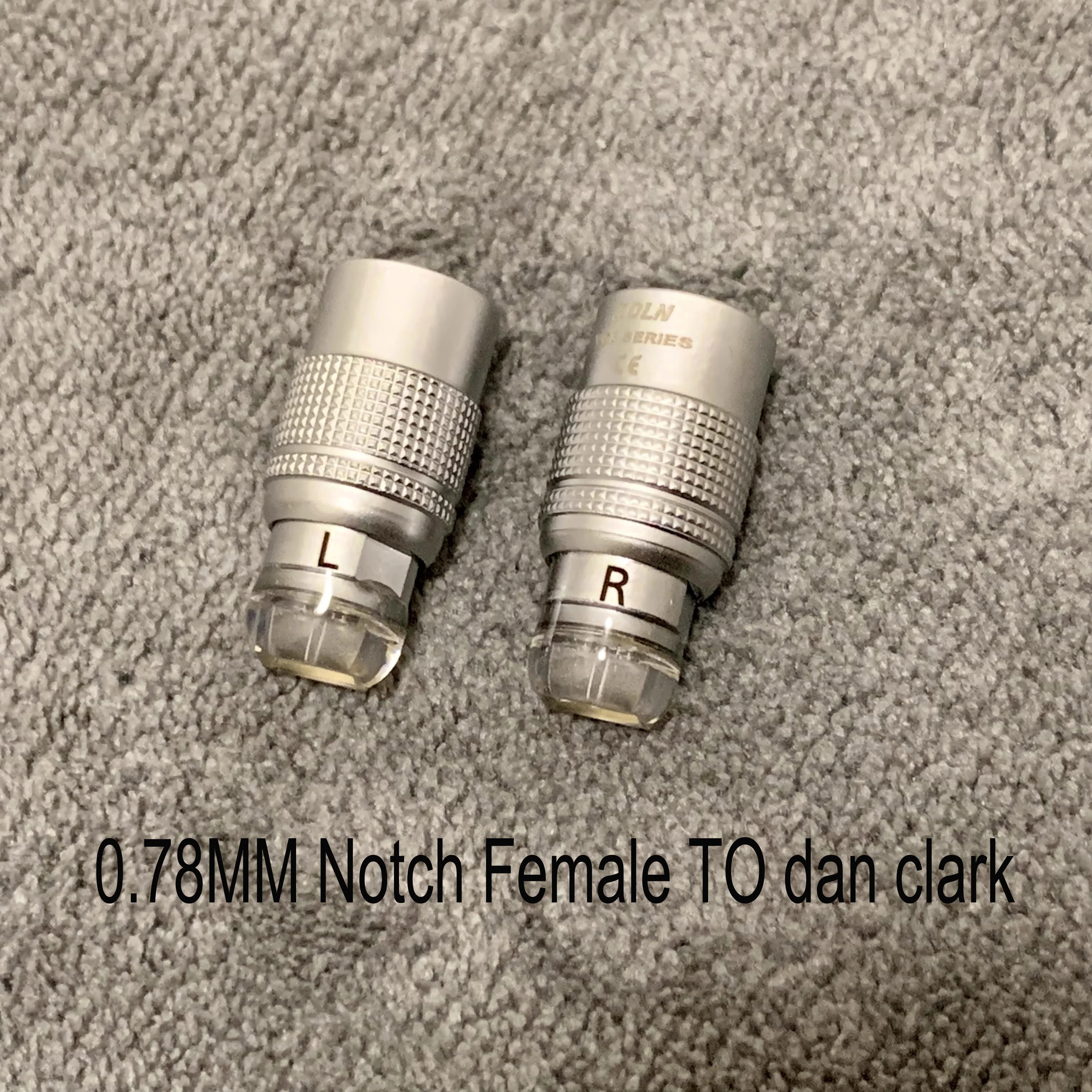 1 Pair HIFI 3.5mm 0.78mm MMCX Female To Dan Clark Audio Mr Speakers Ether Alpha Dog Prime Adapter 3.5 1/8'' Mini Connector