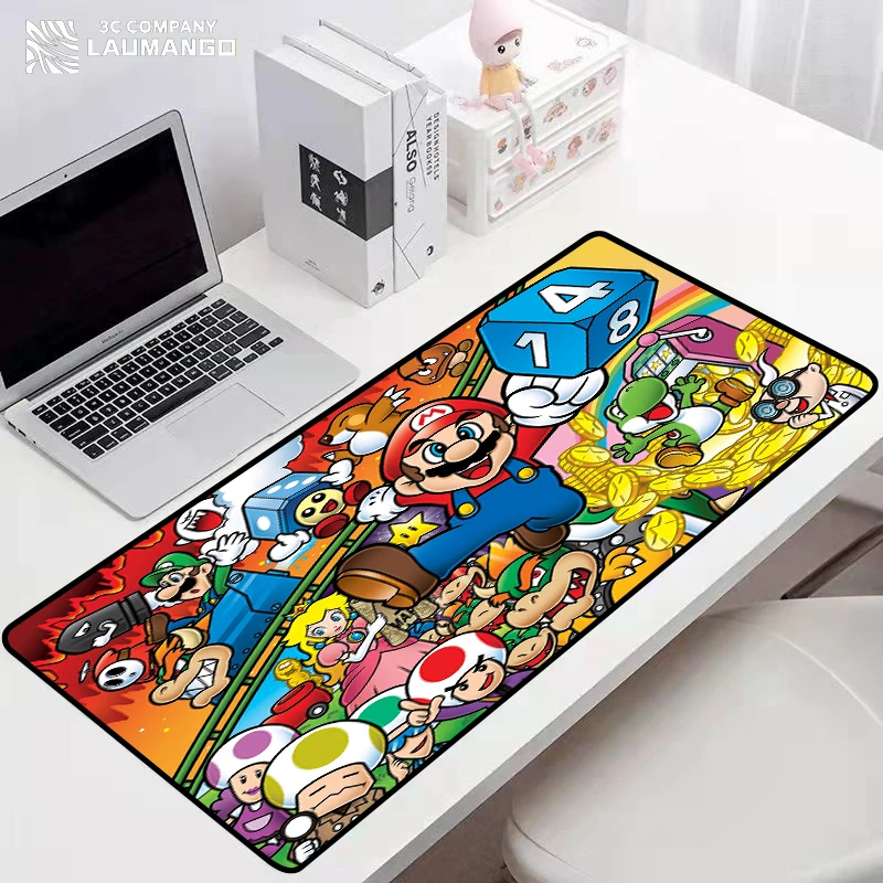 Marios Mouse Pad Xxl Game Mats Pc Accessories Gaming Extended Anime Gamer Carpet Desk Mat Mause
