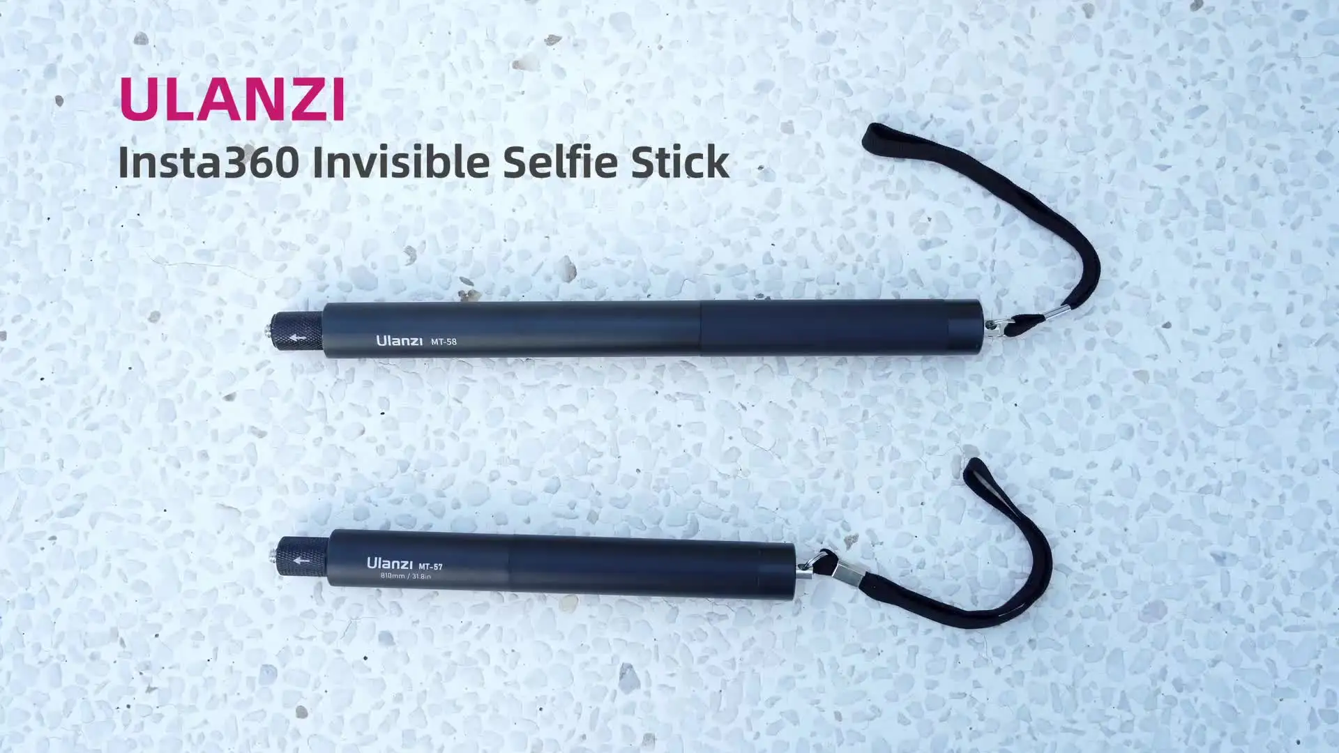 Ulanzi MT-58 Extendable Selfie Stick for GoPro 13 12 11 10 9