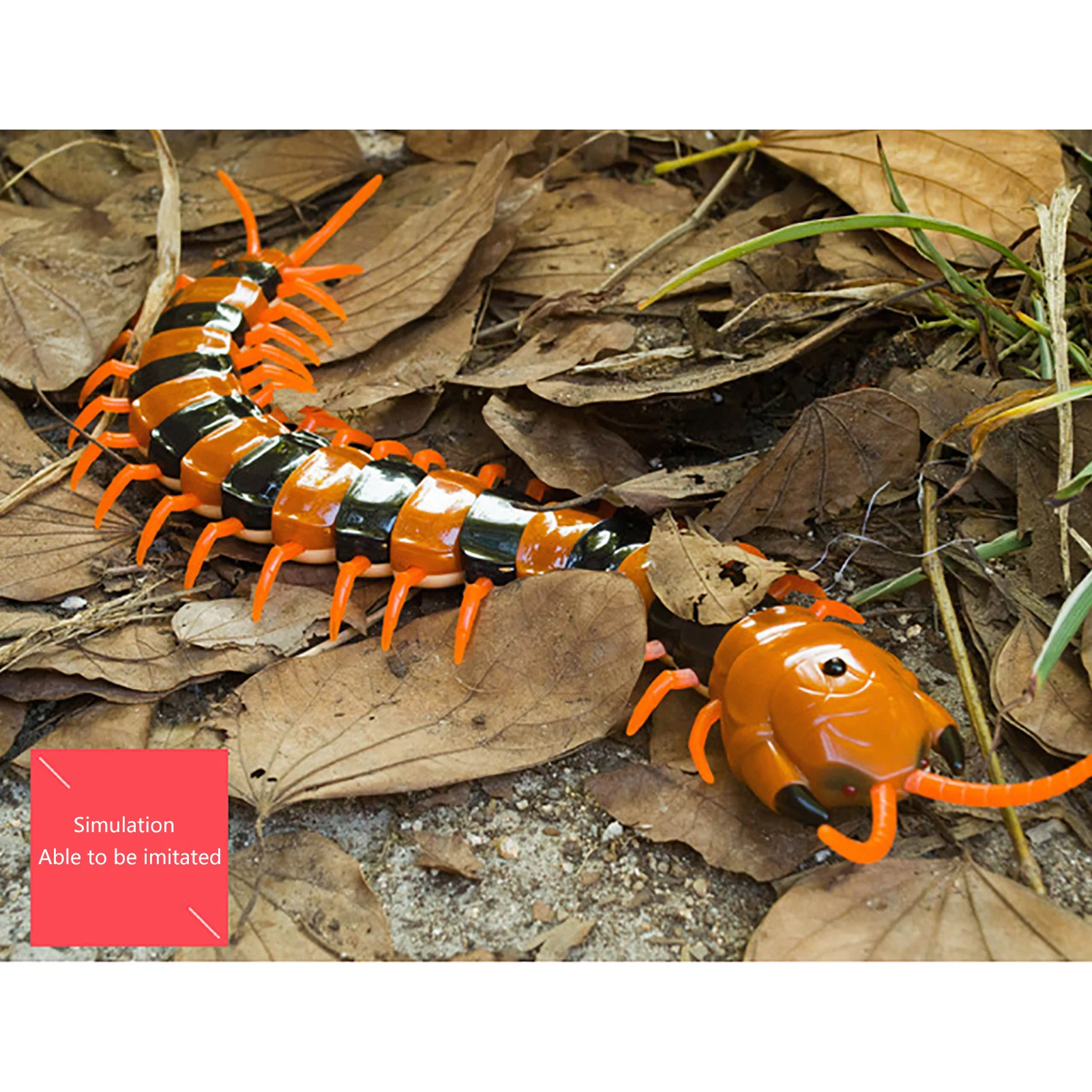 Rechargeable Simulation RC Centipede Toy Realistic Wireless RC Centipede Prank Toys Remote Control Scolopendra Prank Toy For 3