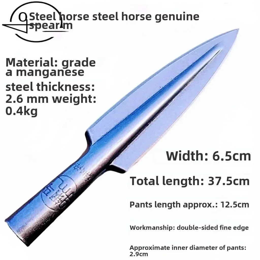 New Stainless Steel Spearhead Boar Spear Gardening Tip Shovel Outdoor Multi-Tool Spear survival gear camping tools edc 6